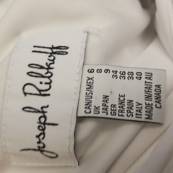 Beautiful white Joseph Ribkoff Dress - Picture 10 of 14